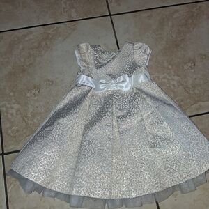 Gymboree Shimmering GOLD AND OFFWHITE Formal Dress